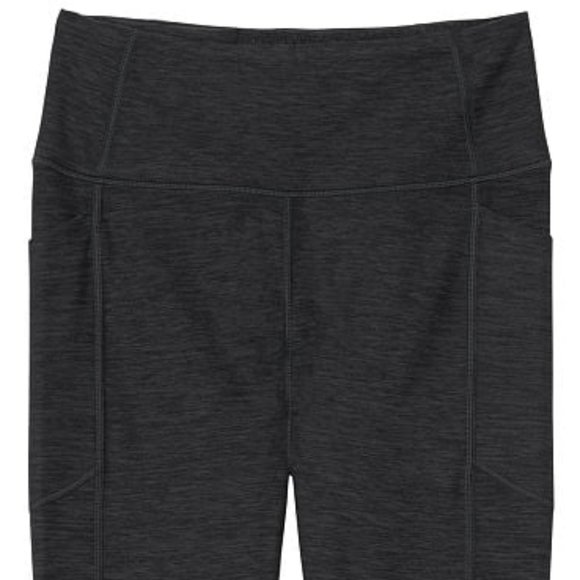 VS 2 Essential Capri Leggings Tornado Heather Gray Workout Cute 20” Inseam NWT - Picture 8 of 10